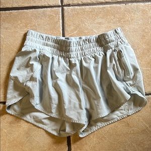 Lululemon 4” light blue shorts